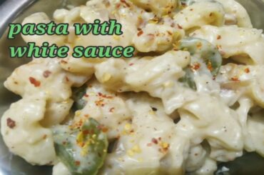 Pasta with white sauce| Italian style