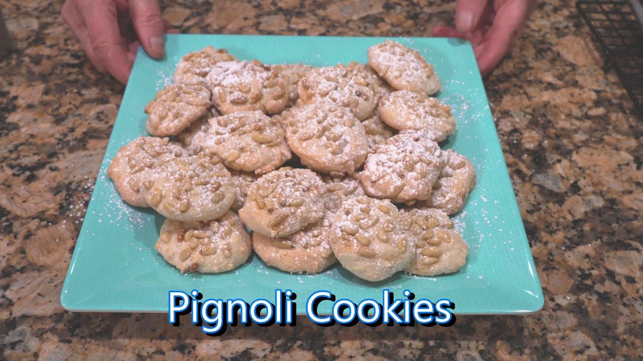Italian Grandma Makes Pignoli Cookies Italian Grandma Makes Pignoli Cookies