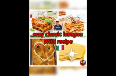 Easy classic lasagna recipe | Italian style | best recipe selfmade | vlogchatha