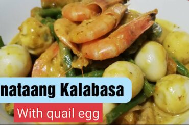 Buhay-Italy: Pinay cooks Ginataang kalabasa with quail egg