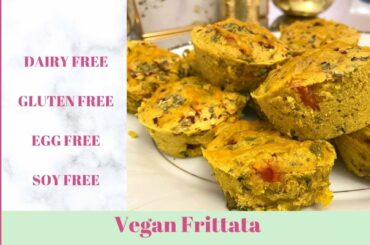Italian Frittata Muffins| Vegan Frittata | Gluten-Free Breakfast