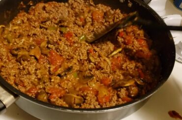 Cooking up some Italian style Ground Beef