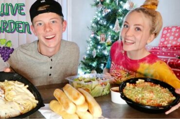 Olive Garden Mukbang!! ( 5 cheese ziti, tour of Italy, salad, & breadsticks)