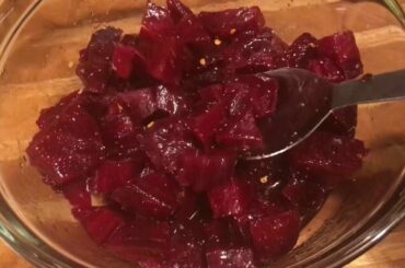 My Italian Style Beets  -  SUPERFOOD  (Prep, Clean and Cook)