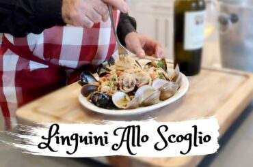 How to Make Linguini Allo Scoglio | Seafood - Clams, Mussels, Octopus, Calamari, Shrimp