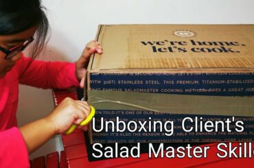 Unboxing Client's Salad Master Skillet