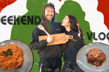 WEEKEND VLOG | ITALIAN RISOTTO WITH ITALIAN BOYFRIEND