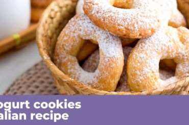 YOGURT COOKIES - NO BUTTER: Easy Italian recipe