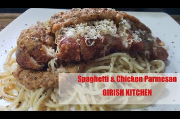 Spaghetti & Chicken Parmesan | Italian recipes in Tamil #girishkitchen #tamilsamayal #veetusamayal