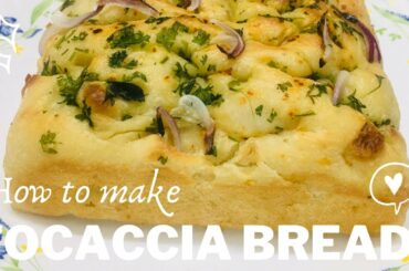 Focaccia Bread | Italian Bread | Hindi recipe |