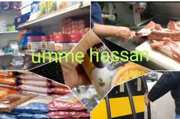 pakistani grocery shopping in italy| halal meat | halal food