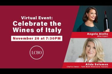 Virtual Event Series | Italian Wines