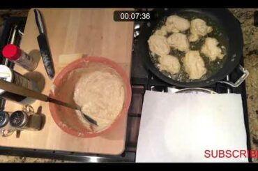 Italian Fritters - Calabria street food - Pittuliddri from Cosenza - southern Italian cooking