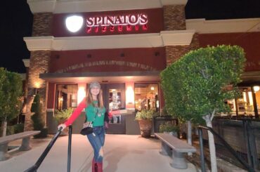 Dinner @ Spinato's Pizzeria Italian Restaurant in Phoenix, Arizona | Mukbang Challenge (Valentus)