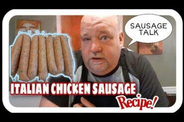 ITALIAN SAUSAGE RECIPE - CHICKEN SAUSAGE | HOMEMADE RECIPE