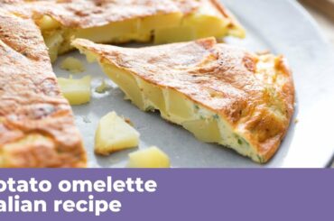 POTATO OMELETTE - Italian recipe