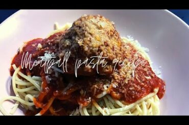 Italian Meatball Pasta Recipe | Silent Vlog