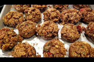 Stuff Mushrooms Italian Style  Delicious!!