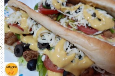 Italian Baguette Sandwhich Recipe | From Eateries By Ayesha | Very Unique And Yummy Taste