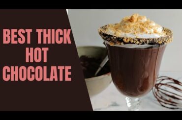 Best Hot Chocolate | Italian Hot Chocolate Recipe | Homemade Hot Chocolate Recipe | Hot Chocolate
