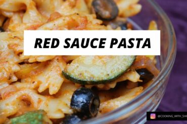 Red Sauce Pasta | Cooking with shourya