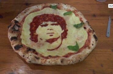 Italian chef pays tribute to Maradona with pizza recreating football legend's face