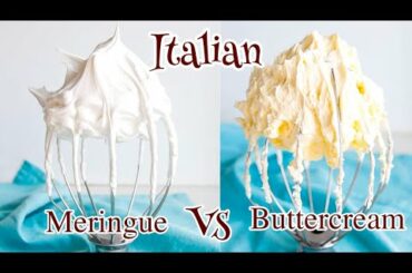 Italian Meringue Vs Buttercream | Italian Meringue | Italian Meringue Buttercream | Bake and Toss