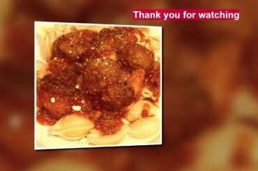 Pasta Conchiglie with Spaghetti Sauce, Authentic Italian Durum Wheat Semolina Priano Pasta