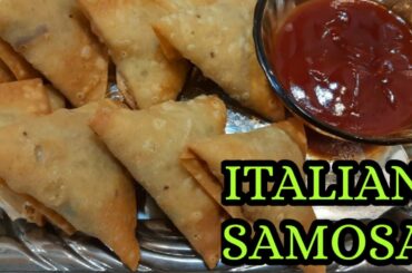 ITALIAN SAMOSA  |   HOW TO MAKE BEST MACARONI SAMOSAS  RECIPE  ?
