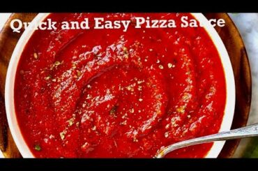Quick and Easy  Pizza Sauce Recipe Italian Style | Homemade Pizza sauce from fresh tomatoes