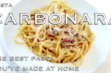 The best Pasta Carbonara you've ever tasted! | Italian cuisine