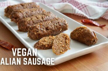 Homemade VEGAN Italian Sausage Recipe