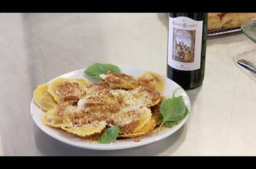 Authentic Italian Stuffed Ravioli Pesto