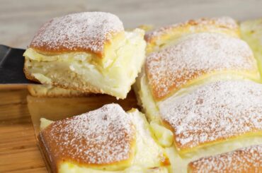 These Simple Products and As a Result Italian MAGIC CREAMY CAKE. Recipe from Always Yummy!