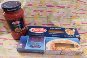 Barilla Italian Marinara Sauce, Barilla Spaghetti, Barilla Pasta