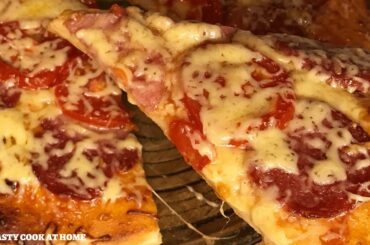 TASTY. ITALIAN PIZZA WITH SAUSAGE.