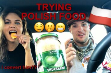 Trying POLISH FOOD!! (Italian boy vs. Polish Food)