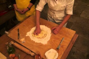 Tuscan Pici Pasta - Backroads Cooking school Italy 2011