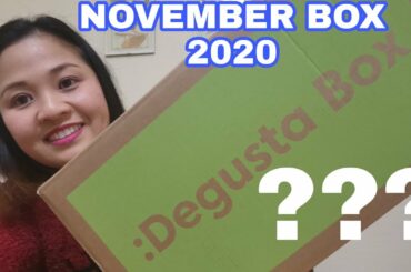 DEGUSTA BOX NOVEMBER 2020 || UNBOXING FOOD SUBSCRIPTION BOX ITALY