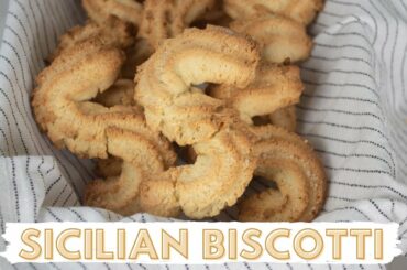 Italian Cookies Recipe | SICILIAN BISCOTTI A S
