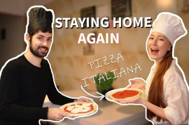 Italy lockdown | Making pizza & discussing Russian vs Italian stereotypes