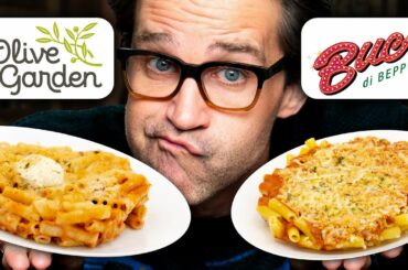 Olive Garden vs. Buca di Beppo Taste Test | FOOD FEUDS