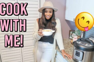 COOK WITH ME: HOW TO MAKE TORTELLINI SOUP WITH ITALIAN SAUSAGE IN THE INSTANT POT // LoveLexyNicole