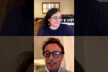 Wine Advocate reviewer Monica Larner chats with Alberto Tasca of Tasca d'Almerita