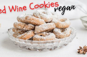 Italian Red Wine Cookies - Mostaccioli Umbri
