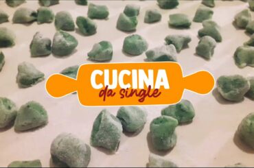 GREEN GNOCCHI Potatoes And Spinach - Quick, Creamy And Tasty | Italian food