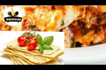 Lasagna| Italian Lasagna sheet |home made italian lasagna sheet | recipe with saba