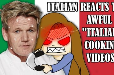 I ROASTED GORDON RAMSEY | ITALIAN STREAMER REACTS to AWFUL "ITALIAN" COOKING VIDEOS