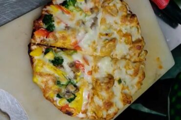 Desi Cheese Burst Pizza | YouTube Short Videos | Food Eat