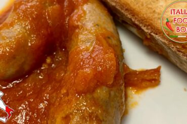 #1 Pork Sausages in Tomato Sauce (easy Italian food)
